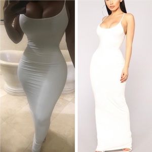 Fashion Nova - ‘Ajay Maxi Dress’ Ivory